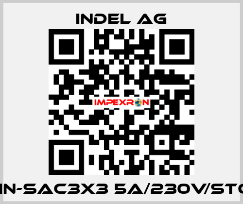 GIN-SAC3x3 5A/230V/STO  INDEL AG