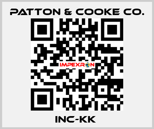 INC-KK  Patton & Cooke Co.