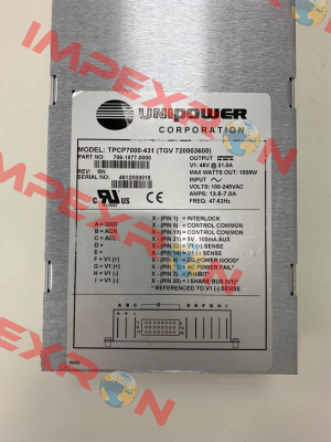 TPCP7000431 Unipower