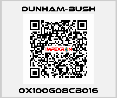 0X100G08CB016 Dunham-Bush