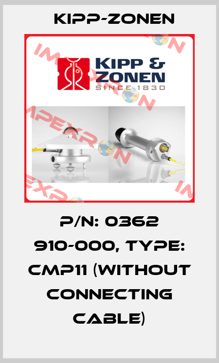 P/N: 0362 910-000, Type: CMP11 (without connecting cable) Kipp-Zonen