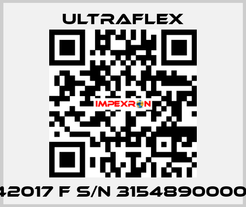 P/N 42017 F S/N 3154890000002  Ultraflex