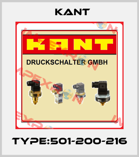 Type:501-200-216 KANT