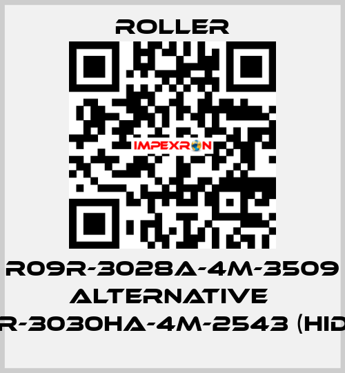 R09R-3028A-4M-3509 alternative  R09R-3030HA-4M-2543 (Hidria) Roller