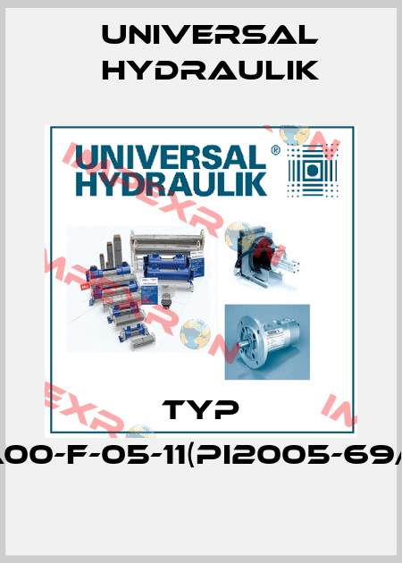 Typ TFB/A-8,5-A00-F-05-11(PI2005-69/PI8405-DP) Universal Hydraulik