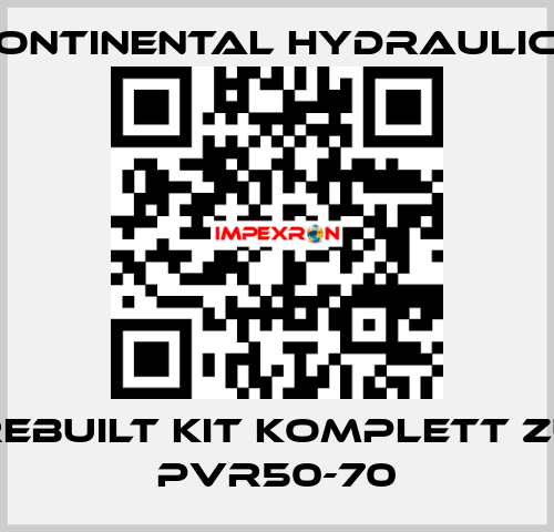 Rebuilt Kit komplett zu PVR50-70 Continental Hydraulics