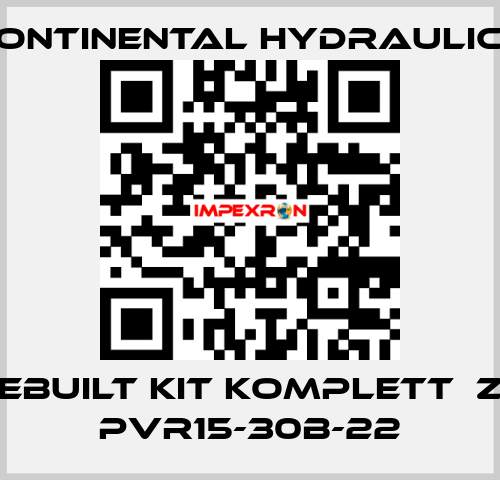 Rebuilt Kit komplett  zu PVR15-30B-22 Continental Hydraulics
