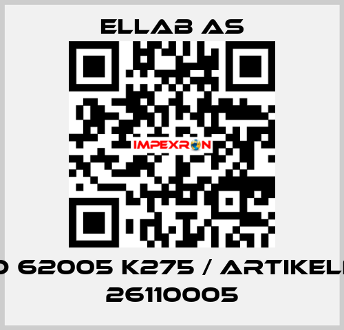 PRD 62005 K275 / Artikelnr.: 26110005 ELLAB AS