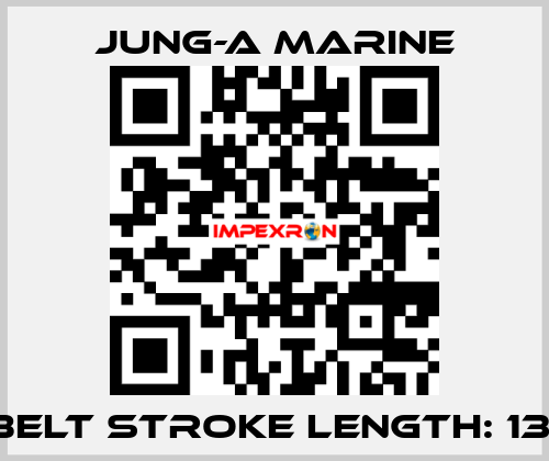 V-belt stroke length: 1300 JUNG-A MARINE