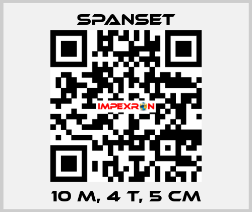 10 M, 4 t, 5 cm SpanSet