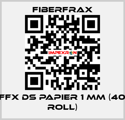 CA FFX DS PAPIER 1 MM (40 m2 roll) Fiberfrax