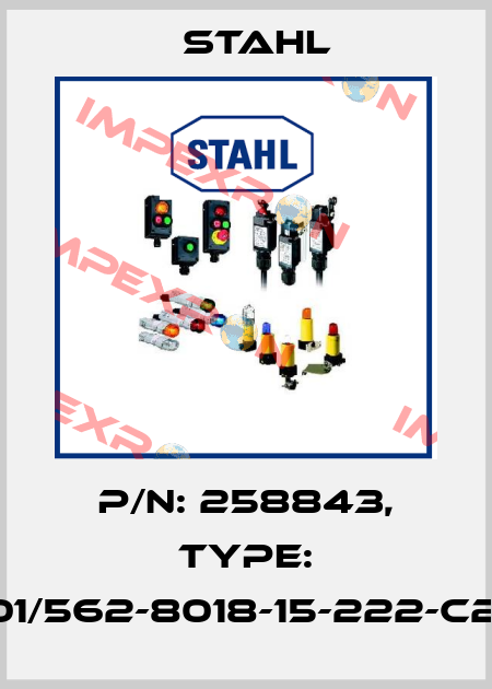 P/N: 258843, Type: 6401/562-8018-15-222-C2071 Stahl