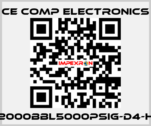 DPG2000BBL5000PSIG-D4-HA-10 Ce Comp Electronics