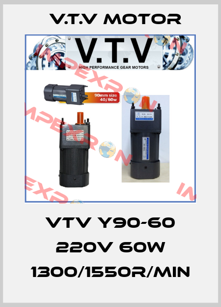 VTV Y90-60 220v 60w 1300/1550r/min V.t.v Motor
