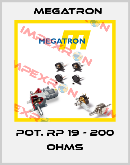 POT. RP 19 - 200 OHMS Megatron
