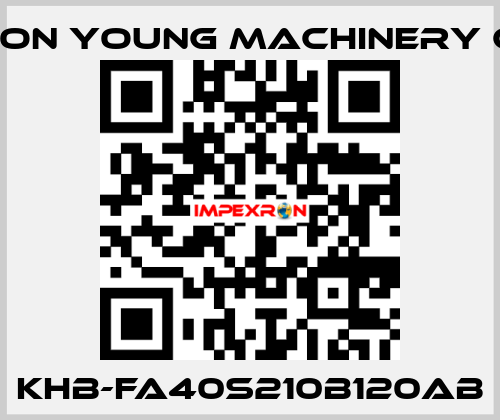 KHB-FA40S210B120AB Keon Young Machinery Co