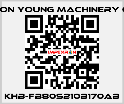 KHB-FB80S210B170AB Keon Young Machinery Co
