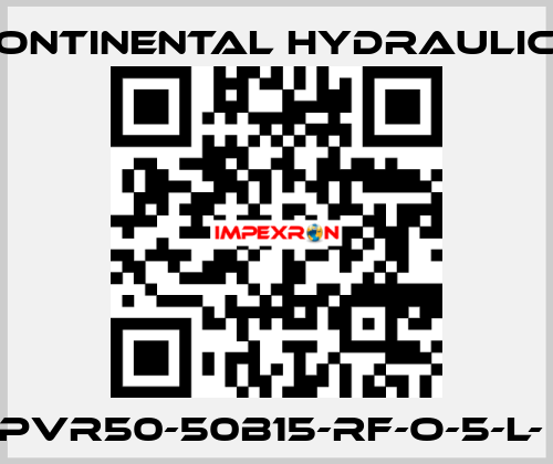 PVR50-50B15-RF-O-5-L-  Continental Hydraulics