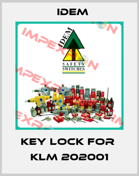 key lock for  KLM 202001 idem