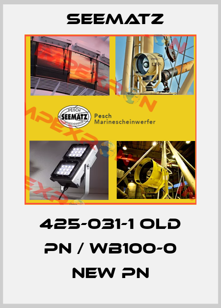 425-031-1 old PN / WB100-0 new PN Seematz
