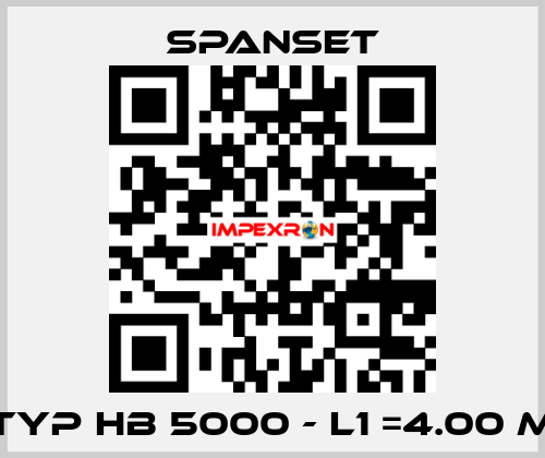 Typ HB 5000 - L1 =4.00 m SpanSet