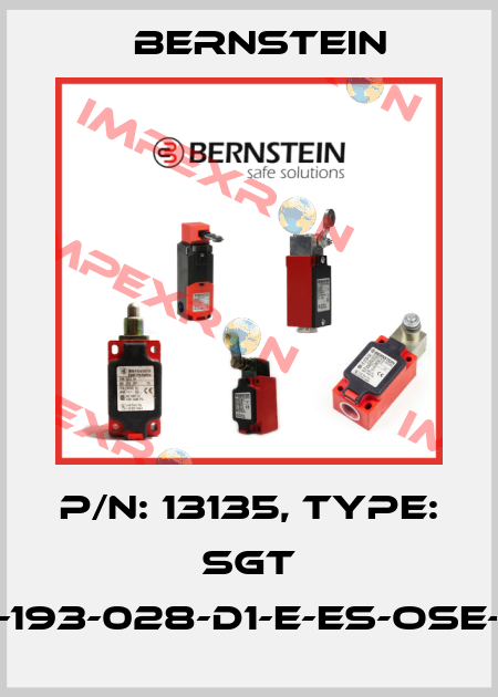P/N: 13135, Type: SGT 15-193-028-D1-E-ES-OSE-15 Bernstein