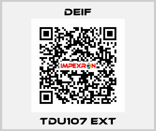 TDU107 EXT Deif