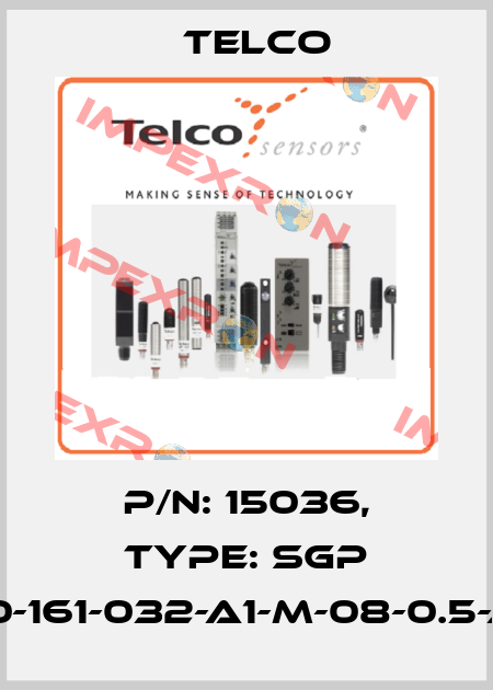 p/n: 15036, Type: SGP 30-161-032-A1-M-08-0.5-J5 Telco