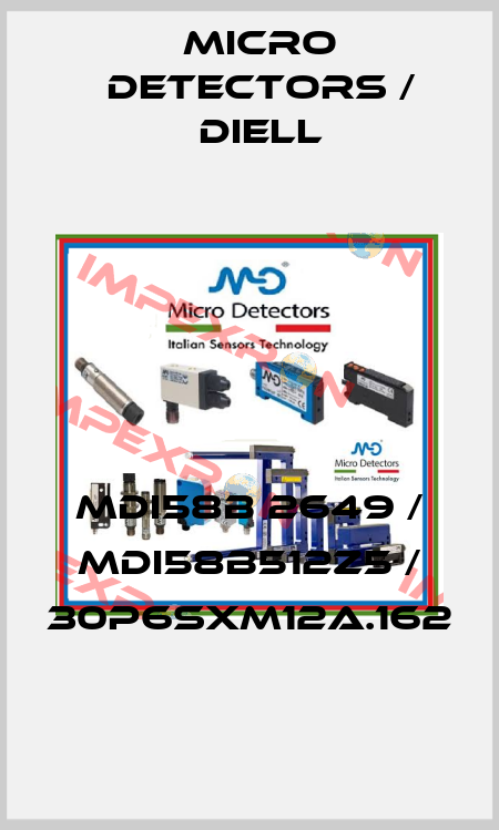 MDI58B 2649 / MDI58B512Z5 / 30P6SXM12A.162
 Micro Detectors / Diell
