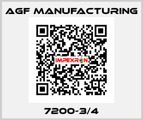 7200-3/4 Agf Manufacturing
