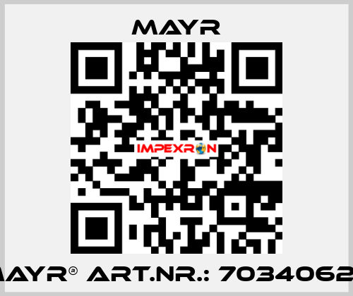 mayr® Art.Nr.: 7034062-1 Mayr