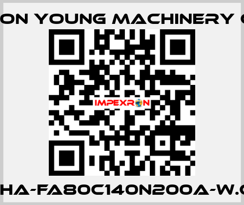 KHA-FA80C140N200A-W.G. Keon Young Machinery Co