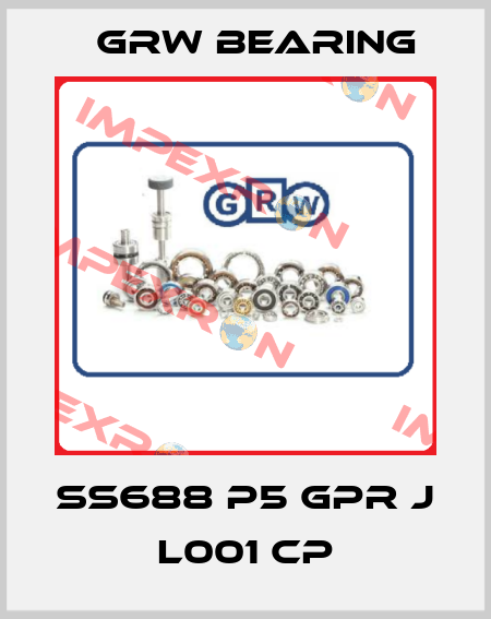 SS688 P5 GPR J L001 CP GRW Bearing