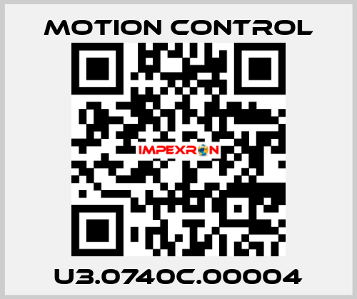 U3.0740C.00004 MOTION CONTROL