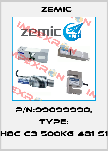 P/N:99099990, Type: H8C-C3-500kg-4B1-S1 ZEMIC