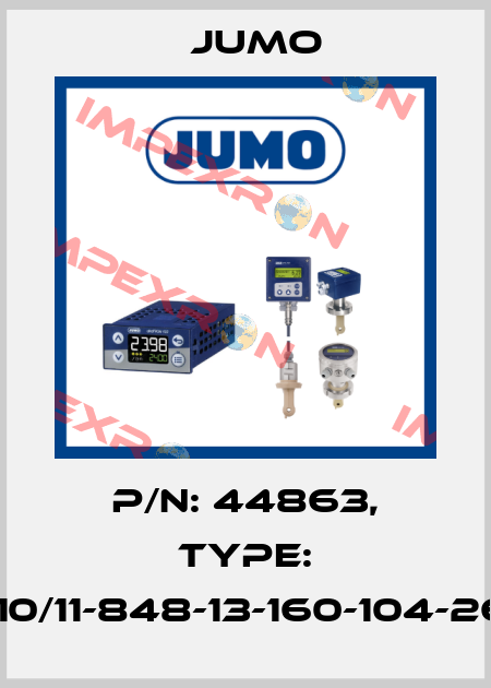 P/N: 44863, Type: 909710/11-848-13-160-104-26/000 Jumo
