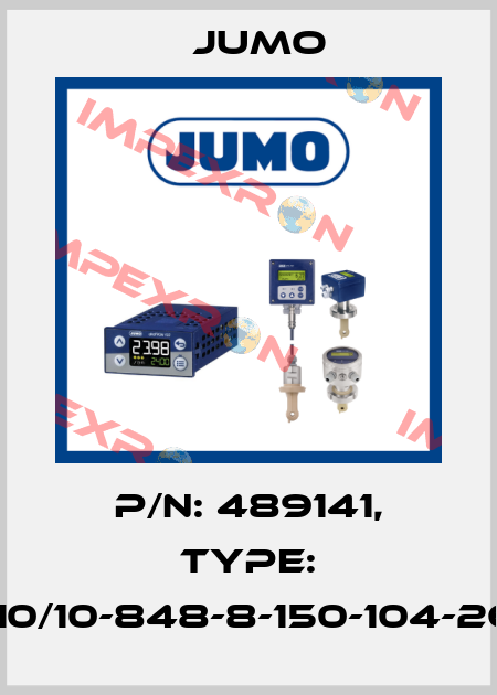 P/N: 489141, Type: 909710/10-848-8-150-104-26/000 Jumo