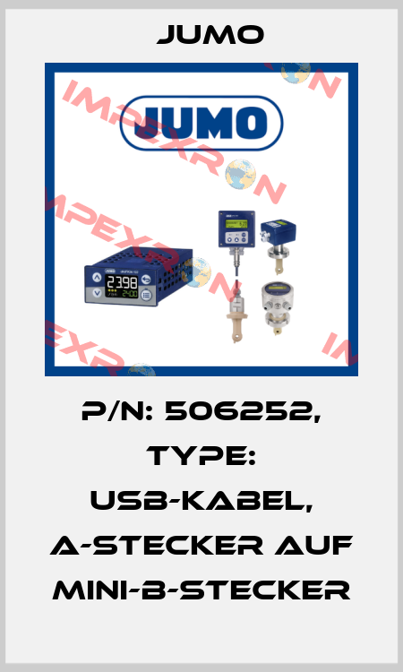 P/N: 506252, Type: USB-Kabel, A-Stecker auf Mini-B-Stecker Jumo