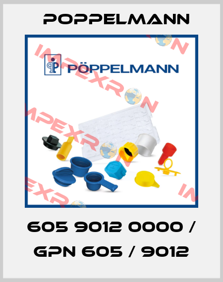 605 9012 0000 / GPN 605 / 9012 Poppelmann