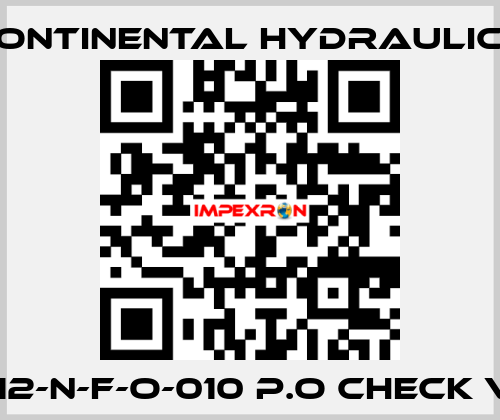 POC1-12-N-F-O-010 P.O CHECK VALVE Continental Hydraulics