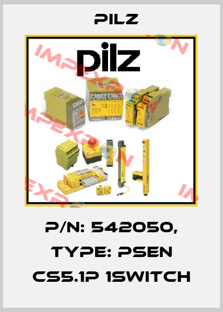 P/N: 542050, Type: PSEN cs5.1p 1switch Pilz