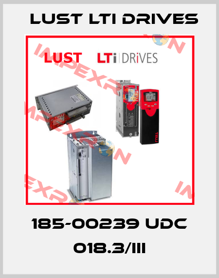 185-00239 UDC 018.3/III LUST LTI Drives
