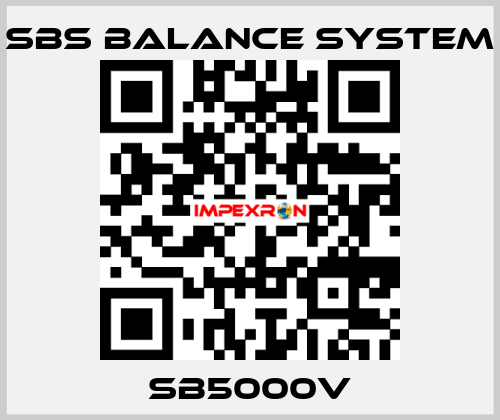 SB5000V SBS BALANCE SYSTEM