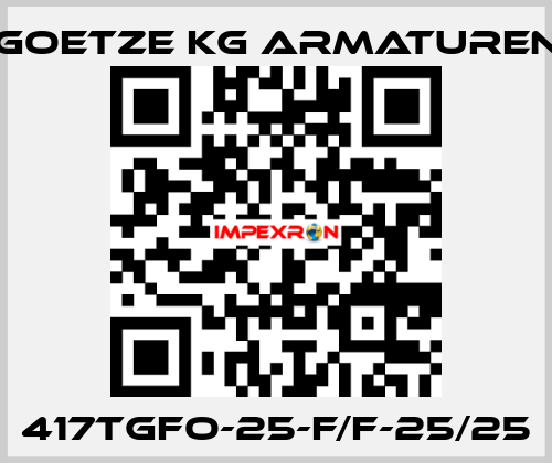 417tGFO-25-f/f-25/25 Goetze KG Armaturen