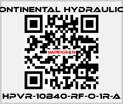 HPVR-10B40-RF-O-1R-A Continental Hydraulics