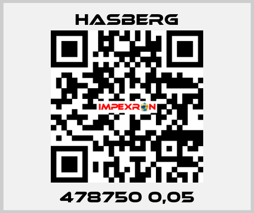 478750 0,05 Hasberg