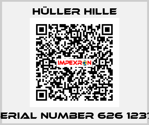 SERIAL NUMBER 626 1237  Hüller Hille