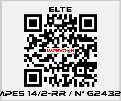 TMPE5 14/2-RR / N° G24328  Elte