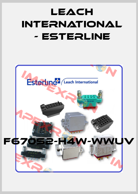 F670S2-H4W-WWUV Leach International - Esterline
