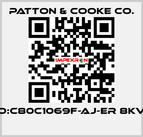 cat. no:C80C1069F-AJ-ER 8KV 250A  Patton & Cooke Co.